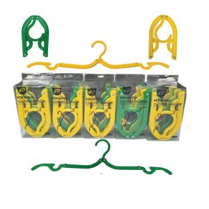 5 pcs Folding Mini Hanger – ইউনিক ফোল্ডিং ক্লোথ হ্যাঙ্গার