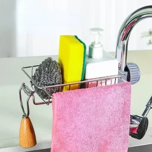 Stainless Steel Kitchen Premium Sink Organizer Holder