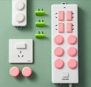 40 pcs (2-pin + 3-pin) Safety Socket Protector – বিদ্যুৎ থেকে সবার সুরক্ষা