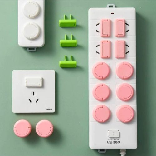 40 pcs (2-pin + 3-pin) Safety Socket Protector - বিদ্যুৎ থেকে সবার সুরক্ষা