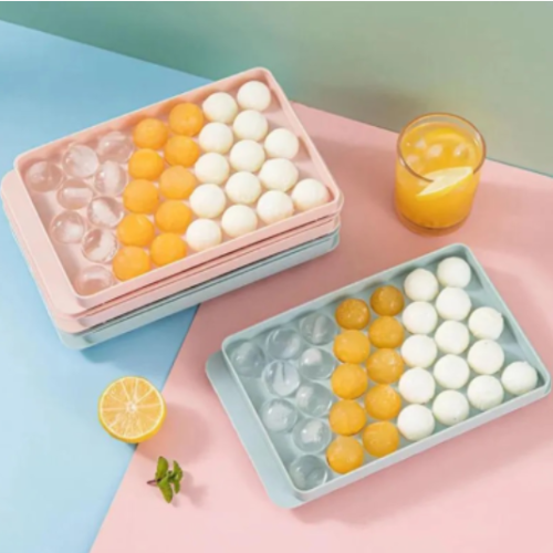 1 pc 33 Cavity Round Ice Ball Maker - ঘরে বসে মুহুর্তেই বরফ বানান