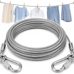 3 pc SS Rope 16Feet – কাপড় নাড়তে রশি-দড়ি সেরা বিকল্প