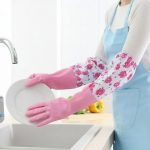 (২ জোড়া) Long Hand Gloves with Foam – থালা-বাসন ধোয়ায় গৃহিনীর সেরা সুরক্ষা